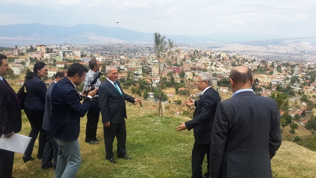 Karabağlar 540 Hektarlık Riskli Alanda Sayın Müsteşarımız Başkanlığında İnceleme Yapıldı.