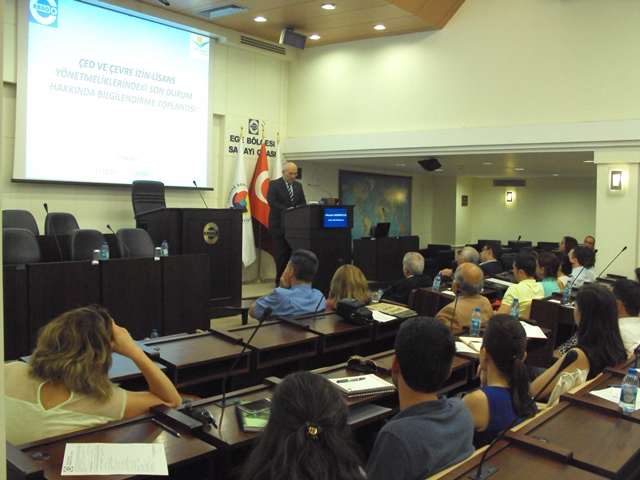 EBSO, ÇED ve Çevre İzin Lisans Semineri Düzenlendi.