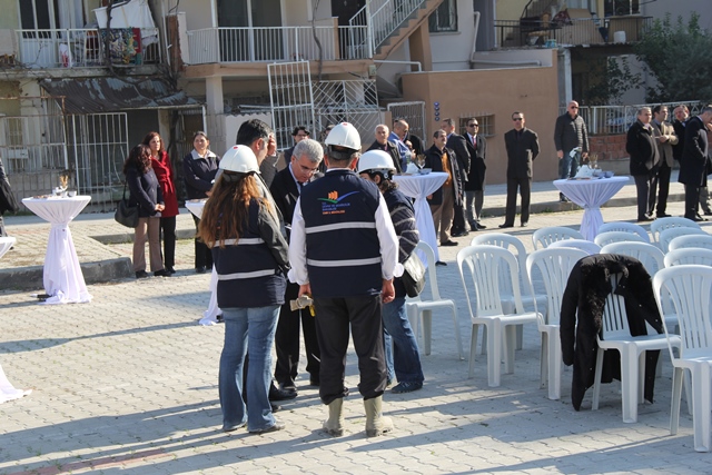 Örnekköy Polis Merkezi Amirliği Hizmet Binası 'nın Temel Atma Töreni