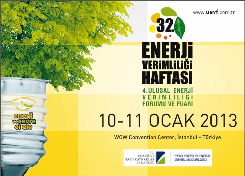 4. ULUSAL ENERJİ VERİMLİLİĞİ FORUM VE FUARI (UEVF 2013)