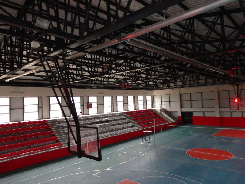 ANDIRIN 250 SEYİRCİLİ ANTREMAN SPOR SALONU İNŞAATI TAMAMLANDI.