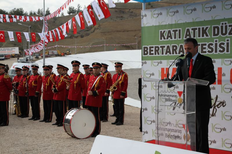 KATI ATIK DÜZENLEME DEPOLAMA TESİSİNİN AÇILIŞI YAPILDI