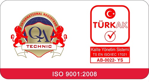 TS EN ISO 9001:2008 KALİTE YÖNETİM SİSTEMİ BELGESİ YENİLENDİ