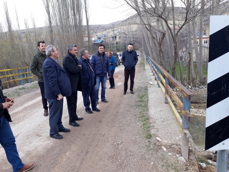 Karaman Milletvekilimiz Sayın Dr. Recep ŞEKER  Güldere yeni köy yerleşim alanında incelemelerde bulundu