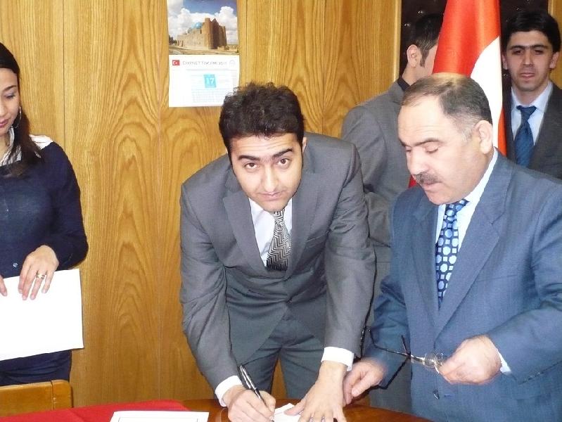 Kars Bayındırlık ve İskan Müdürlüğü Aday memurların yemin töreni