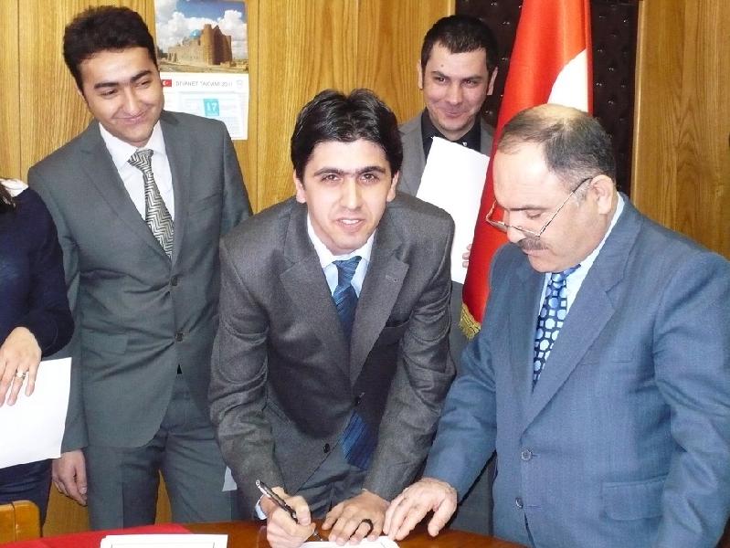 Kars Bayındırlık ve İskan Müdürlüğü Aday memurların yemin töreni
