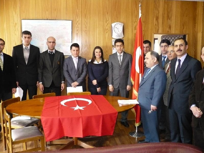 Kars Bayındırlık ve İskan Müdürlüğü Aday memurların yemin töreni