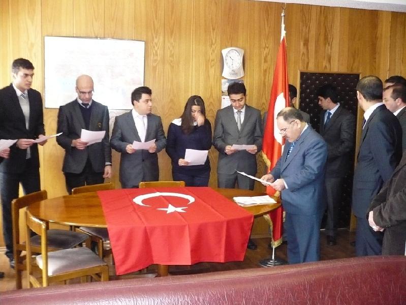 Kars Bayındırlık ve İskan Müdürlüğü Aday memurların yemin töreni
