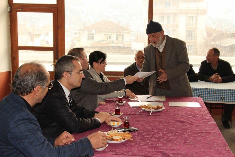 KASTAMONU İLİ TOSYA İLÇESİ SULUCA KÖYÜ'NDE TAPU DAĞITIMI