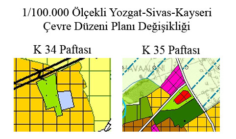 1/100000 Ölçekli Çevre Düzeni Planı Değişikliği