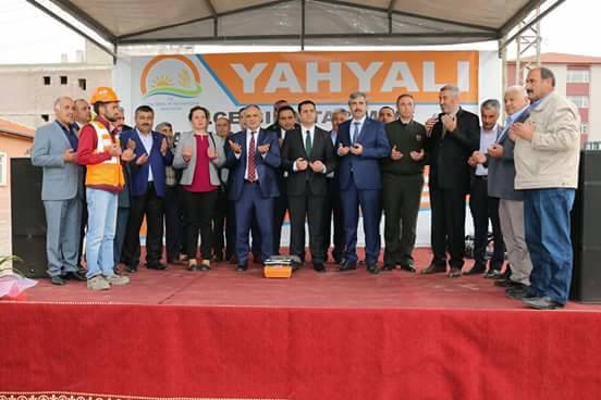 YAHYALI  İLÇE TARIM MÜDÜRLÜĞÜ  HİZMET BİNASI TEMELİ ATILDI