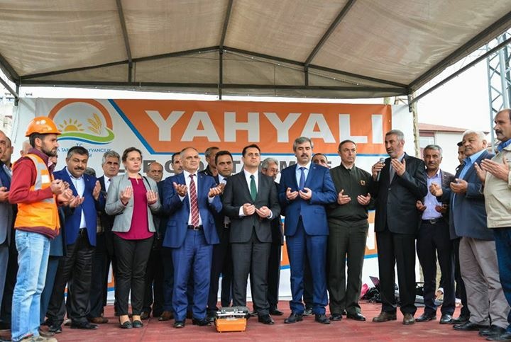 YAHYALI  İLÇE TARIM MÜDÜRLÜĞÜ  HİZMET BİNASI TEMELİ ATILDI