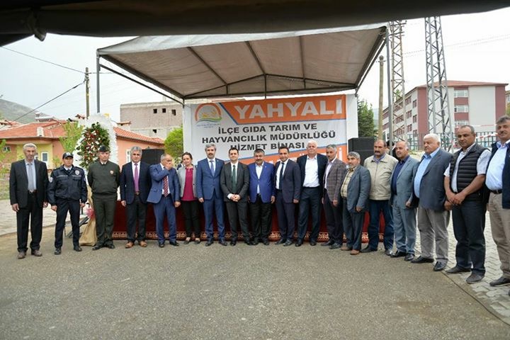 YAHYALI  İLÇE TARIM MÜDÜRLÜĞÜ  HİZMET BİNASI TEMELİ ATILDI