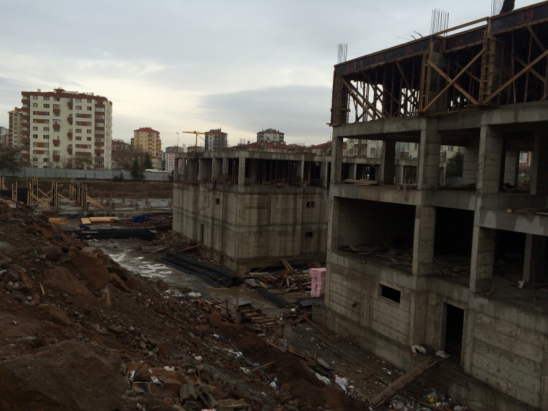 Kayseri de Kentsel  Dönüşüm Çalışmaları Hızla Devam  Ediyor(TALAS -ERŞAN SİTESİ)