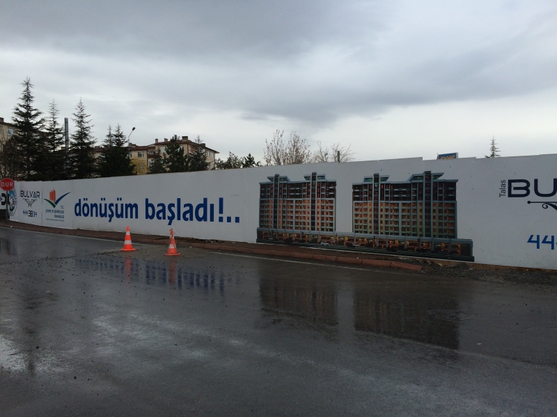 Kayseri de Kentsel  Dönüşüm Çalışmaları Hızla Devam  Ediyor (TALAS-BORA SİTESİ)