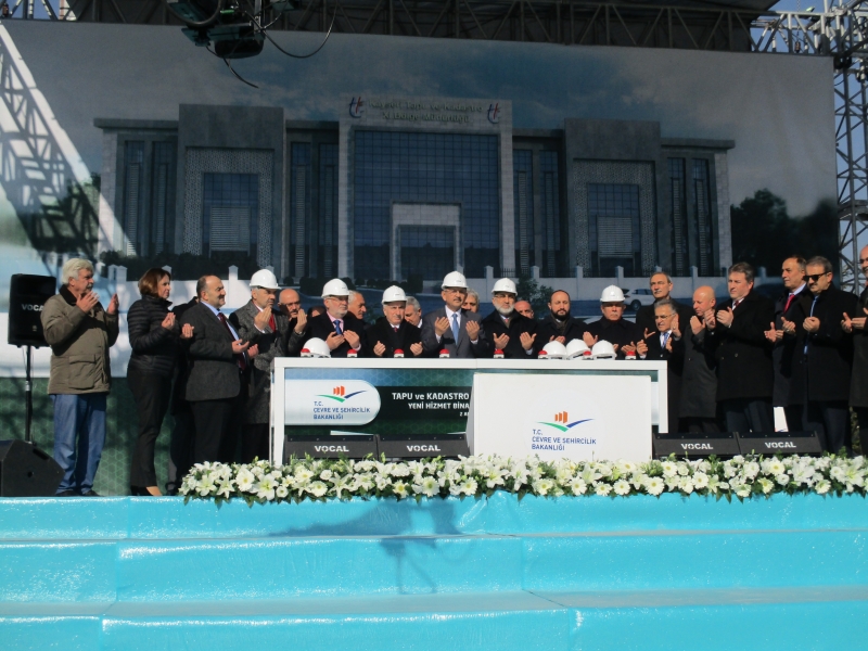 SAYIN BAKANIMIZ MEHMET ÖZHASEKİ'NİN KATILIMLARI İLE TAPU KADASTRO 11 BÖLGE MÜDÜRLÜĞÜ VE İŞKUR İL MÜDÜRLÜĞÜ HİZMET BİNALARI TEMEL ATMA TÖRENİ GERÇEKLEŞTİ