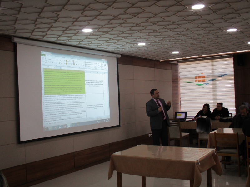 İlimizde Faaliyet Gösteren Yapı Denetim Kuruluşları ve Laboratuvarlar ile toplantı yapılmıştır.