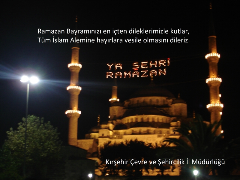 Ramazan Bayramınız Mübarek olsun