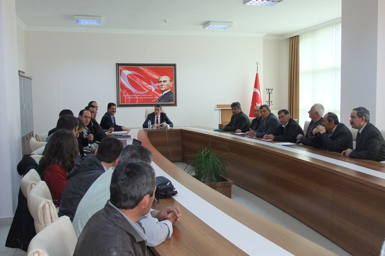 Akşehir Gölü 1. derece doğal sit alanı ve kıyı kenar çizgisi ile ilgili toplantı yapıldı