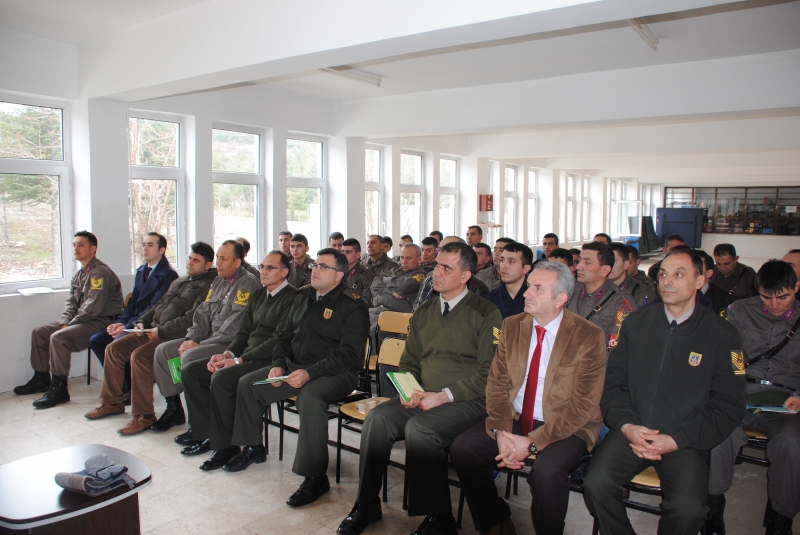  İl Jandarma Komutanlığına Çevreyle İlgili Eğitim Verilmiştir