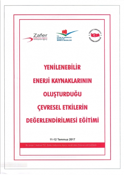 İL MÜDÜRLÜĞÜMÜZ&ZAFER KALKINMA AJANSI EĞİTİM FAALİYETİ