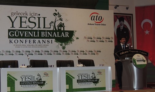 Yeşil ve Güvenli Binalar Konferansına Sn.Genel Müdürümüz Selami MERDİN katılım sağlamıştır. 