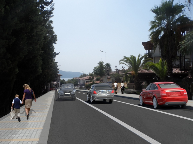 Akyaka'da Atatürk Caddesi ve Meydan Düzenlemesi Projesi onaylandı.