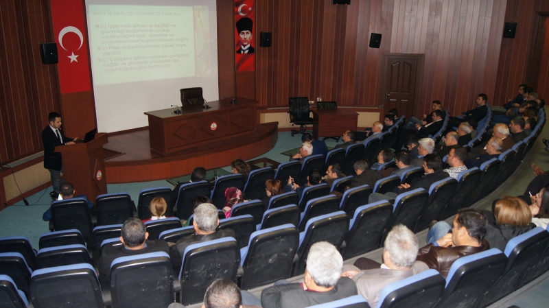 Personellerimize İSG Eğitimi verildi.