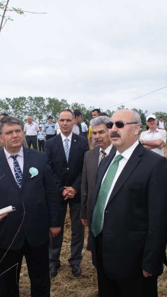 Soma'da ölenler için fidan dikildi