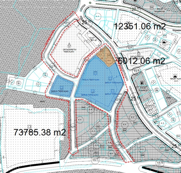 Şırnak Merkez 521 ada 4, 35, 36 ve 64 nolu parseller imar planı değişikliği 