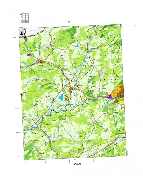 Yozgat-Sivas-Kayseri    1/100.000 Ölçekli Çevre Düzeni Planı