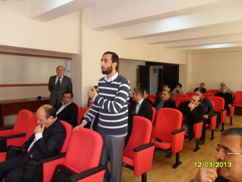 İl Müdürlüğümüz toplantı salonunda, 6306 Sayılı Kanun uygulamalarıyla ilgili seminer verilmiştir. 