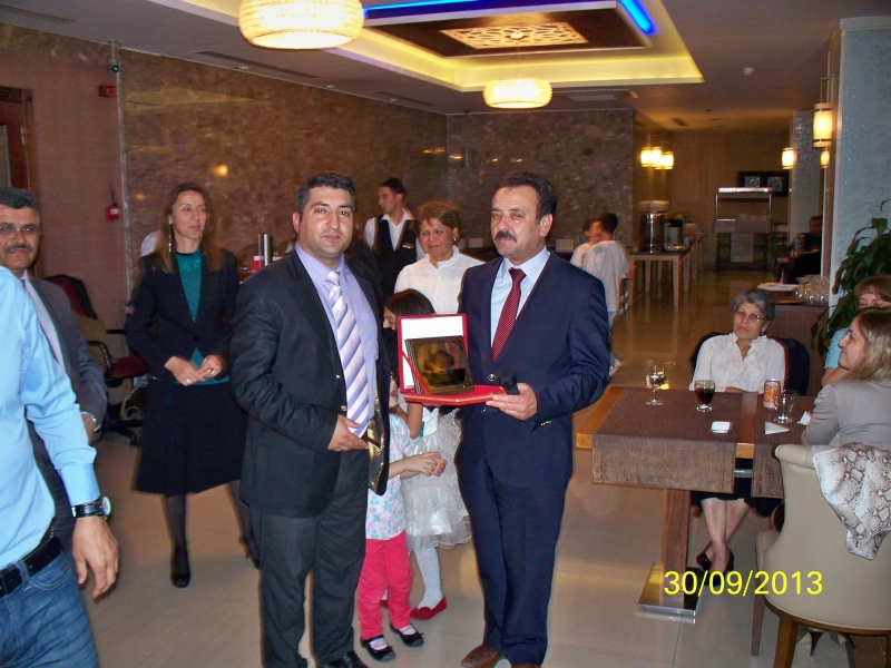 NAKLEN ATAMASI YAPILAN PERSONELLERİMİZE VEDA YEMEĞİ ORGANİZE EDİLMİŞTİR