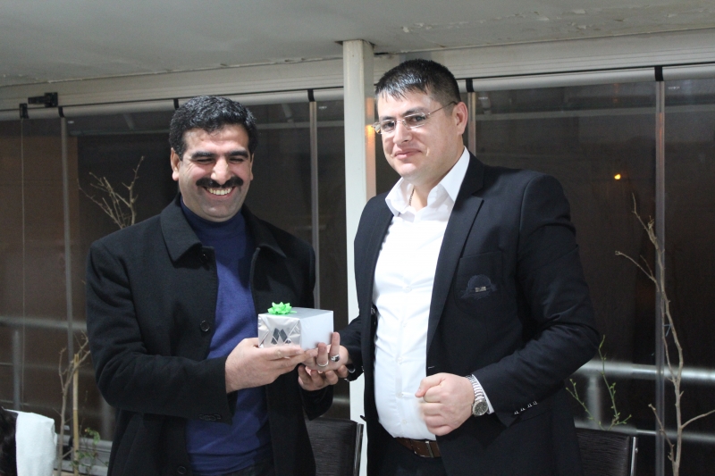 DEĞERLİ ÇALIŞMA ARKADAŞIMIZ LEVENT METİN' İN EMEKLİLİK YEMEĞİ
