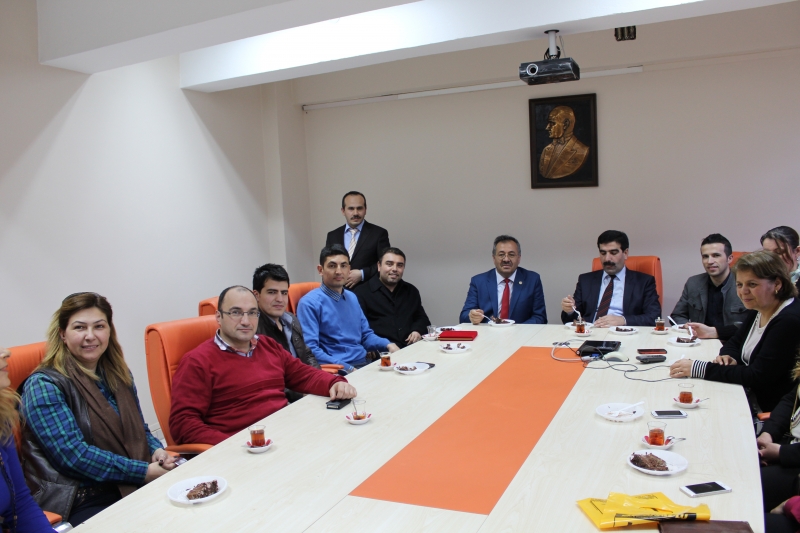 DEĞERLİ ÇALIŞMA ARKADAŞIMIZ AHMET DURAN TOPAL' IN KİLİS' E TAYİNİ VE VEDASI 