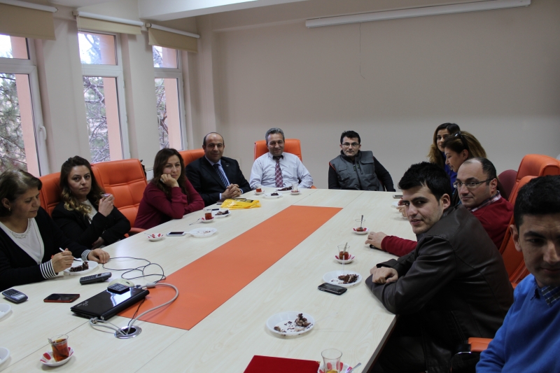 DEĞERLİ ÇALIŞMA ARKADAŞIMIZ AHMET DURAN TOPAL' IN KİLİS' E TAYİNİ VE VEDASI 