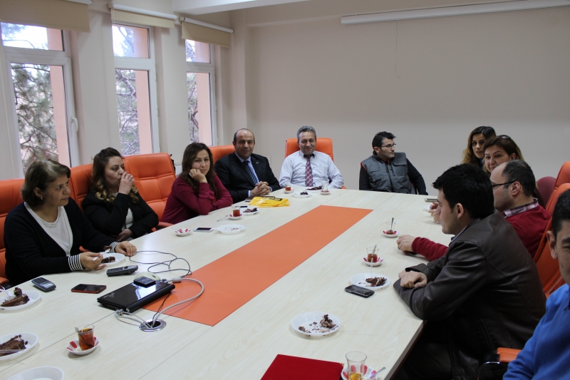 DEĞERLİ ÇALIŞMA ARKADAŞIMIZ AHMET DURAN TOPAL' IN KİLİS' E TAYİNİ VE VEDASI 