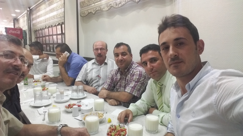 Araştırmacı Orhan ŞANLI' nın Yarbay Kadrosunu Alması Sebebiyle Düzenlenen Tebrik Yemeği