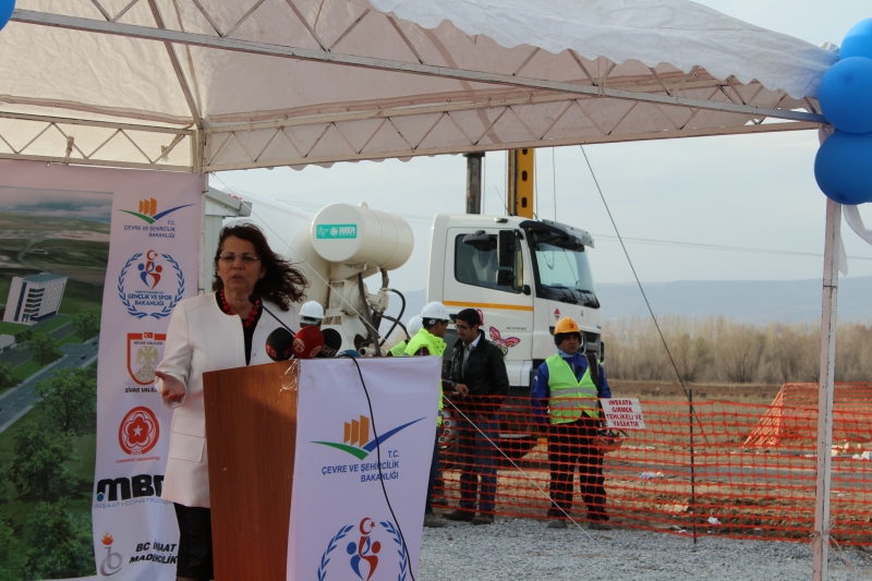 2250 Kişilik Öğrenci Yurdu Temel Atma Töreni