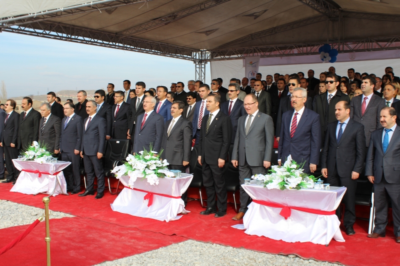 2250 Kişilik Öğrenci Yurdu Temel Atma Töreni