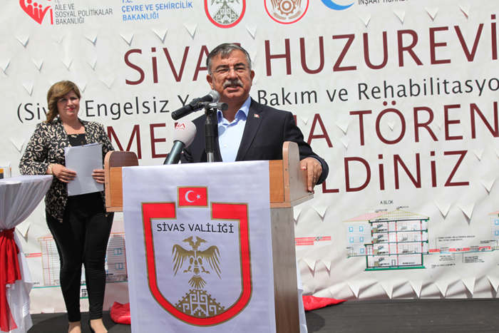 Huzurevi (Engelsiz Yaşam ve Rehabilitasyon Merkezi) Temel Atma Töreni