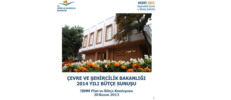 2014 Yılı Bütçe Sunuşu