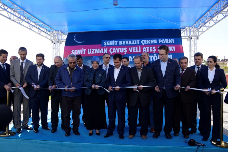 ŞEHİT EMNİYET MÜDÜRÜ BEYAZIT ÇEKEN PARKI AÇILDI