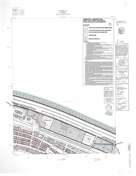 Plan Değişikliği ( Sürmene İlçesi, Çarşı Mahallesi )