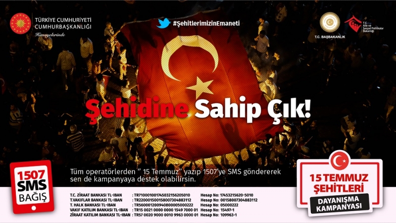 ŞEHİDİNE SAHİP ÇIK