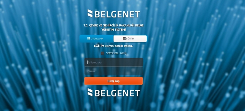 Elektronik Belge Yönetim Sistemi (Belgenet) Eğitimi Yapıldı