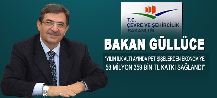 Yılın İlk Altı Ayında Pet Şişelerden Ekonomiye 58 Milyon 359 Bin TL Katkı Sağlandı