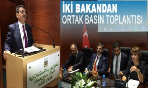 İki Bakandan Ortak Basın Toplantısı