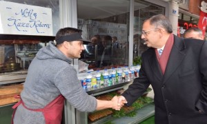Bakan Özhaseki Kayseri Esnafı'nı Ziyaret Etti