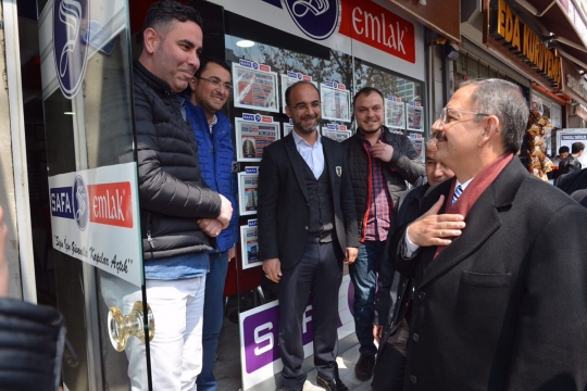 Bakan Özhaseki Kayseri Esnafı'nı Ziyaret Etti